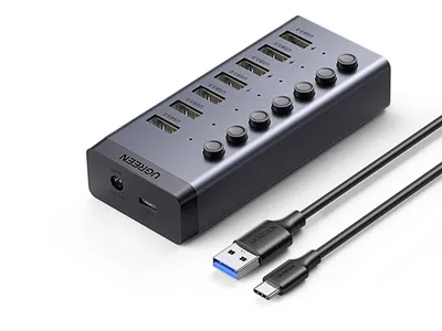 USB-концентратор UGREEN CM481 7xUSB-A 3.0 90307