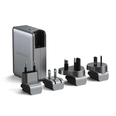 Power adapter SATECHI USB-C 4-Port GaN Travel Charger ST-W145GTM 145W