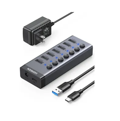 USB hub UGREEN USB HUB USB-C Port 7xUSB 90307