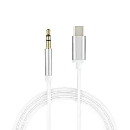 Charging cord Porodo Aux to Type-C Braided Cable 1. PDCBL0029GYC