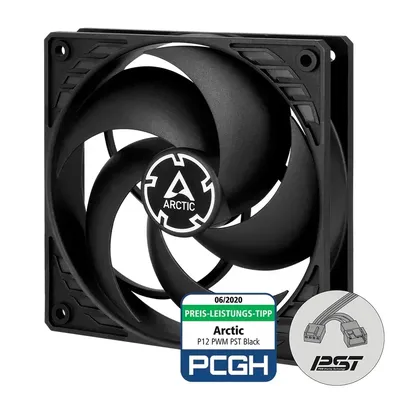 PC fan Arctic Cooling P12 Slim PWM PST 5 12cm Slim PWM PST