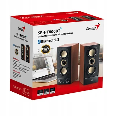 Bluetooth speaker GENIUS SP-HF800BT wood