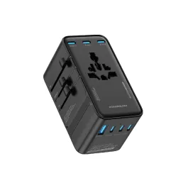 Charger Powerology Spetrova Travel Powerstation PPBCHA120BK 205W