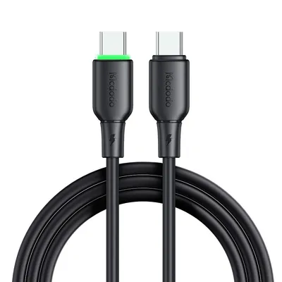 Type-C to Type-C Data Cable with LED Light 1. 65W