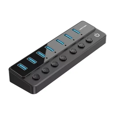 Vention USB B 3.0 to USB 3.0 x7 Hub EU-Plug CHXB0-EU
