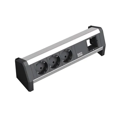 Bachmann DESK 1 1x Custom module 3x Power socket 902.000