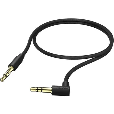 Audio cable, 3.5 mm 90° jack plug to 3.5 mm stereo jack plug 205285