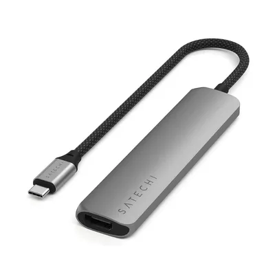 Usb-hub SATECHI 6-in-1 USB-C Slim Multiport Adapter ST-P6SM