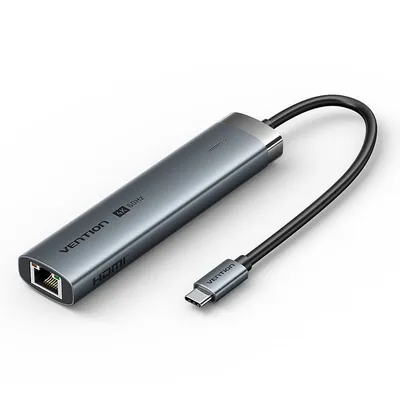 Vention Docking Station USB-C to HDMI USB 3.2 Gen 1 Type-C USB 3.0*2 RJ45 PD TGNHB