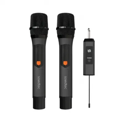 Երկալիք անլար միկրոֆոն Porodo Dual-Channel Handy Rechargeable
