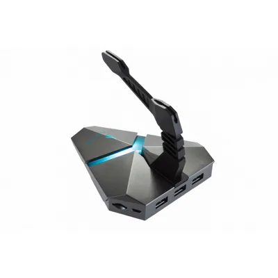 Gaming mouse bungee SureFire Axis 3port USB 3.2 HUB microSD card reader DC microUSB adapter