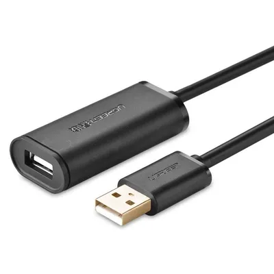 Ակտիվ USB 2.0 երկարացման մալուխ չիպսեթով 15m US121 UGREEN 10323