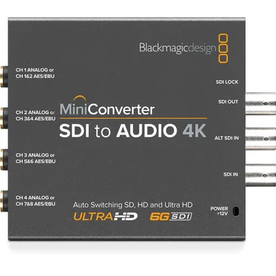 Converter Blackmagic Design Mini Converter SDI to Audio 4K