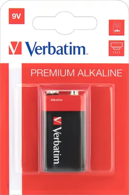 Battery Verbatim 9V Lithium Battery 9V Crona Battery