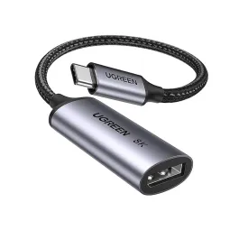 Տեսաադապտեր UGREEN USB-C to DisplayPort 8K Cable 10cm 15575