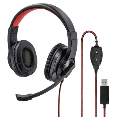 PC headset Hama HS-USB400 PC Office Headset 139927
