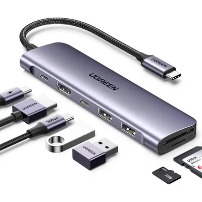 UGREEN USB-A to USB-C Hub 7 in 1 15214