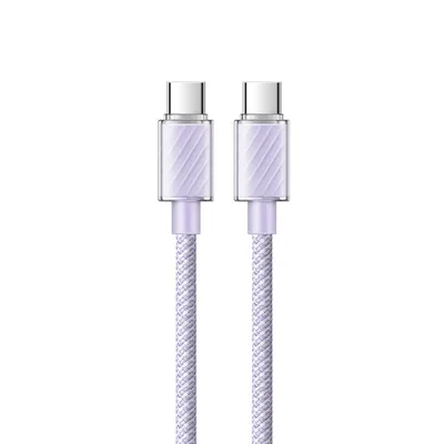 Type-C to Type-C Transparent 100W Data Cable 1