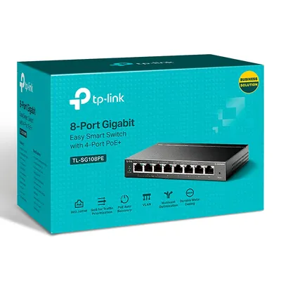 8port 10 100 1000 TP-Link TL-SG108PE