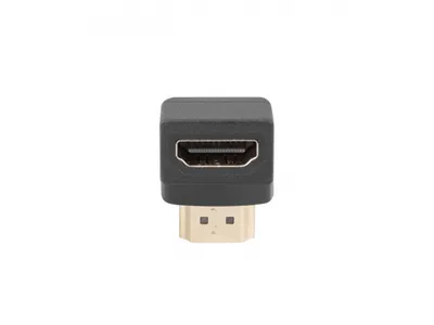 Adapter LANBERG AD-0033-BK HDMI-AM->HDMI-AF 90 degrees Down