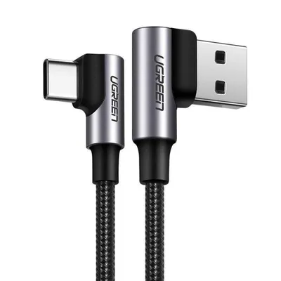 Cable UGREEN Angled USB-C Male To Angled USB 2.0A Male Cable 20856