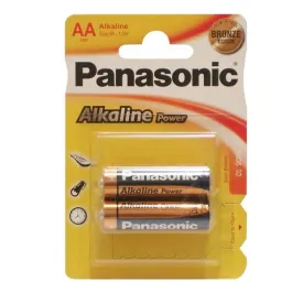Battery Panasonic LR6REB 2BPR 42259 3004 AAx2 Alcaline