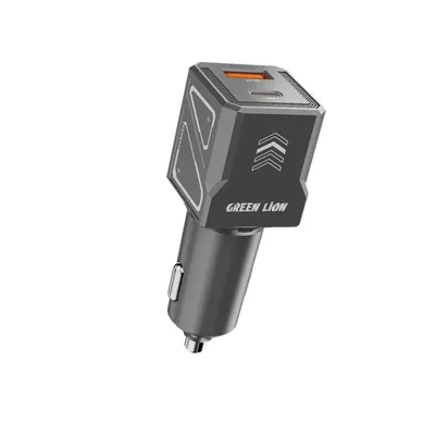Car Charger Dual Volt PD+QC with Cable 60W