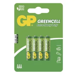 Battery GP AAA GREENCEL -2UE4