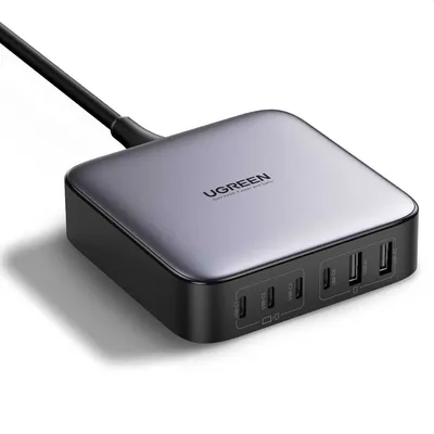 Power adapter UGREEN Nexode USB-C Gan 6 Ports Desktop 40914 200W