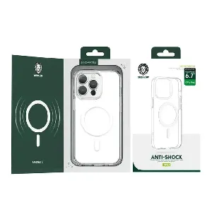 Lion 360° Anti-Shock Creative Magnetic Case iPhone 14 Pro - Clear