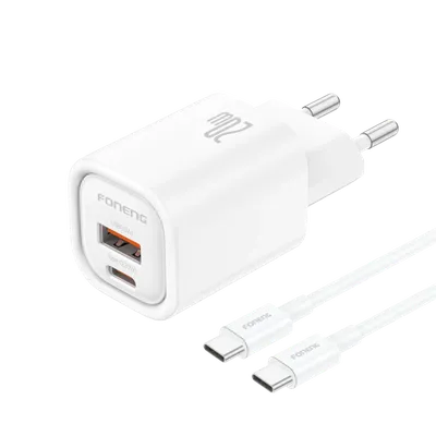Foneng EU70 A+C 2-Port PD20W Type-C to C - 3469