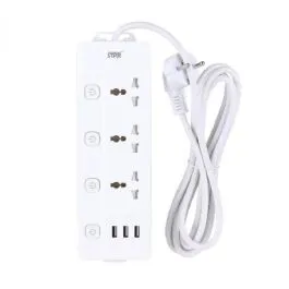 Extension cord WINNING STAR Power Socket 3 Way 3 USB ST-4029