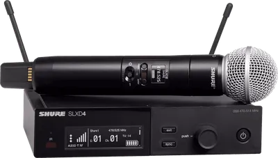 Wireless system Shure SLXD24E SM58-J53 Handled Wireless System with SM58 562-606 MHZ