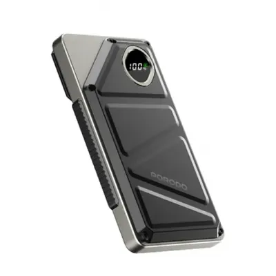 Power bank Porodo 10000mAh 2x Type-C USB A and Type C with digital display PD-PBFCH055-BK