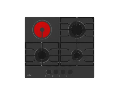 Combined gas cooker Korting HK 6640 GGMN