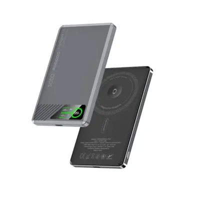 Power Bank Porodo Display Slim Mag Magnetic Wireless 10000mAh