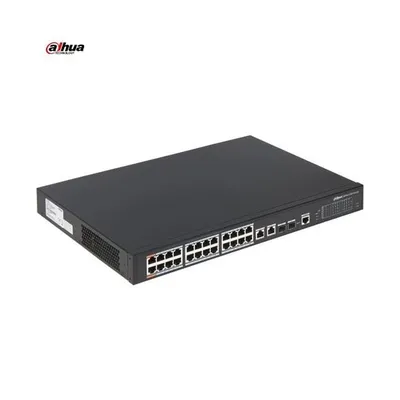 Network switch Dahua PFS3226-24ET-240 24 port 10 100 PoE 2 port SFP
