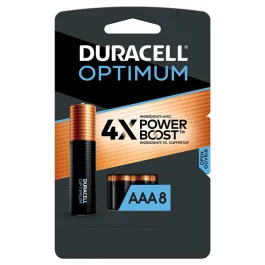 Battery Duracell 3A OPTIMUM K+4 x8