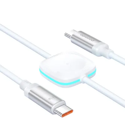 Cable Porodo Type-C to Type-C 2in1 with Watch Charger 1