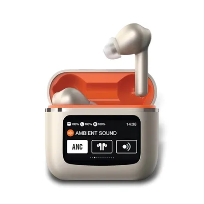 Headphones Green Lion Touch Wave ANC LCD Touch Screen Champagen