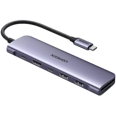 UGREEN USB-C To HDMI+2*USB 3.0 A+ USB-C+SD TF+PD
