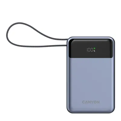Power bank CANYON OnPower 600 20000mAh Bulit-in Cable PD 65W CNS-CPB600DG