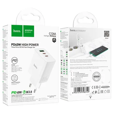 Charger Hoco C126A Type-C to Type-C