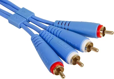 Audio cable set UDG U97003LB RCA-RCA Straight