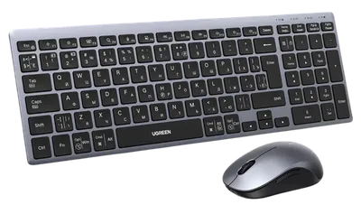 Rechargeable wireless keyboard and mouse UGREEN 85513 RU Bluetooth & Wireless Keyboard & Mouse Combo