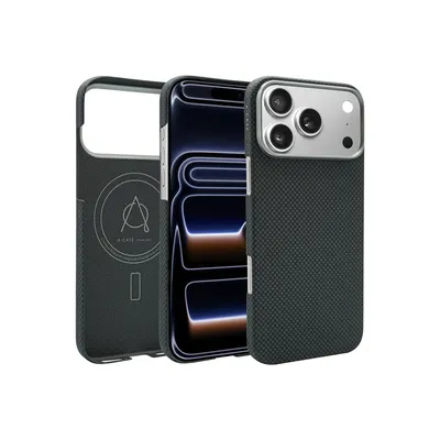 Պատյան iPhone 17 Pro A-case It's My Case Desen Aramid Magsafe Fiber