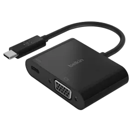 Belkin Adapter USB-C to VGA PD AVC001BTBK 60W