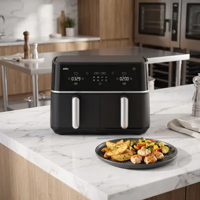 Air fryer Braun TD5030IBK TwinCook 5 10L