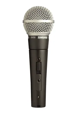 Microphone with ON-OFF switch Shure SM58SE
