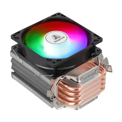 Cooler Segotep Frozen Tower Ts4-M FRGB 92mm 3pin TDP:125W 4 heatpipes LGA 115x 1200 1700